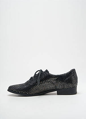 Derbies impression talon plat jusqu'à 3cm noir FUGITIVE BY FRANCESCO ROSSI femme