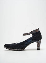 Escarpins bleu UN TOUR EN VILLE pour femme seconde vue