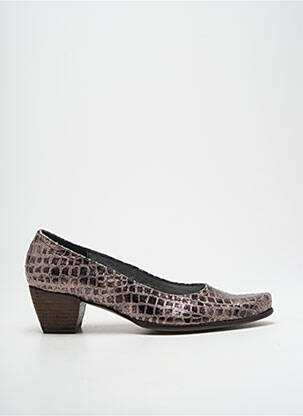 Escarpins argent UN TOUR EN VILLE pour femme