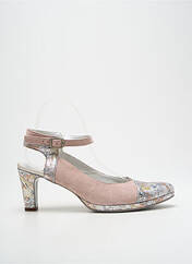 Escarpins rose UN TOUR EN VILLE pour femme seconde vue