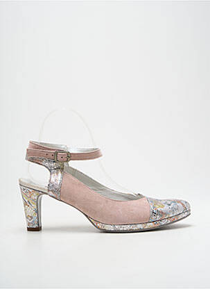 Escarpins rose UN TOUR EN VILLE pour femme