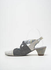 Sandales/Nu pieds gris UN TOUR EN VILLE pour femme seconde vue