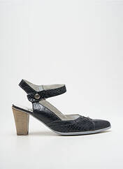 Sandales/Nu pieds noir UN TOUR EN VILLE pour femme seconde vue