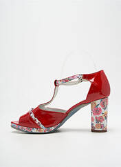 Sandales/Nu pieds rouge UN TOUR EN VILLE pour femme seconde vue