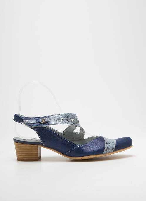 Sandales/Nu pieds bleu UN TOUR EN VILLE pour femme