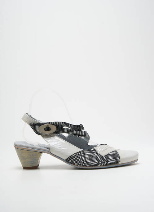 Sandales/Nu pieds gris UN TOUR EN VILLE pour femme