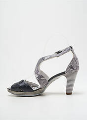 Sandales/Nu pieds gris UN TOUR EN VILLE pour femme seconde vue