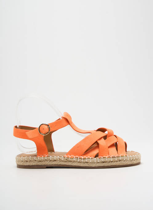 Espadrilles orange ARMISTICE pour femme