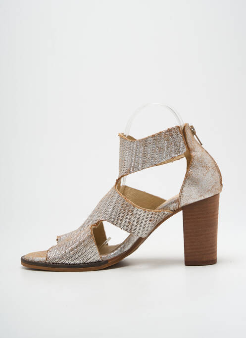 Sandales/Nu pieds argent CASTA pour femme