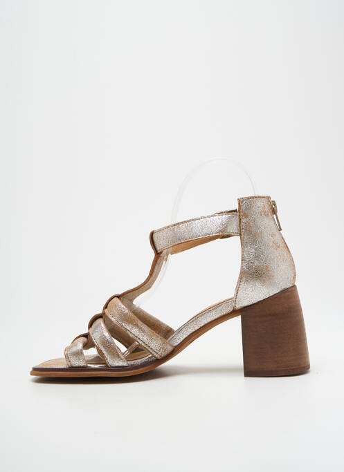 Sandales/Nu pieds argent CASTA pour femme