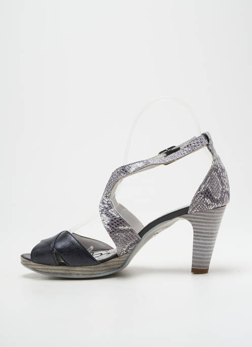 Sandales/Nu pieds gris UN TOUR EN VILLE pour femme