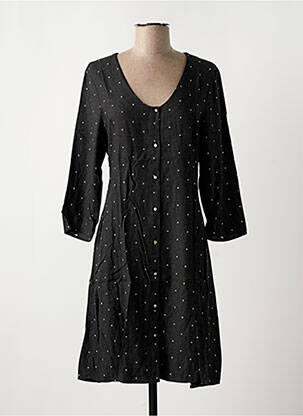 Robe mi-longue manches longues manches longues gris I.CODE (By IKKS) femme