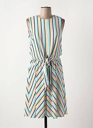 Robe mi-longue coupe fluide sans manche vert TOMMY HILFIGER femme