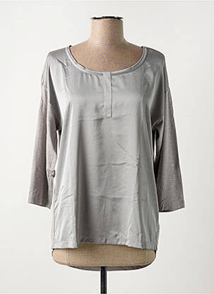 Tunique manches longues col rond gris BETTY BARCLAY femme