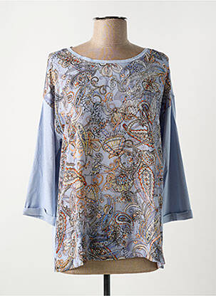 T-shirt manches 3/4 manches 3/4 bleu BETTY BARCLAY femme