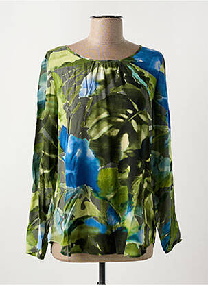 Blouse col rond manches longues vert BETTY BARCLAY femme
