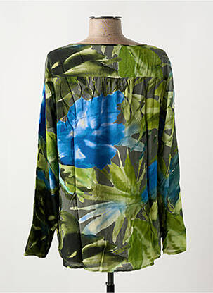 Blouse col rond manches longues vert BETTY BARCLAY femme