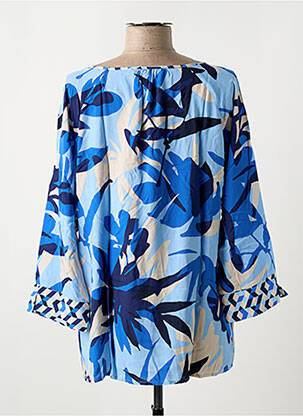 Tunique manches longues col v bleu BETTY BARCLAY femme