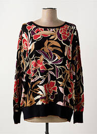 Pull stretch manches longues noir BETTY BARCLAY femme