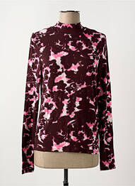 Sous-pull imprimé fantaisie manches longues violet SCOTCH & SODA femme