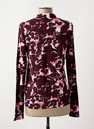 Sous-pull imprimé fantaisie manches longues violet SCOTCH & SODA femme