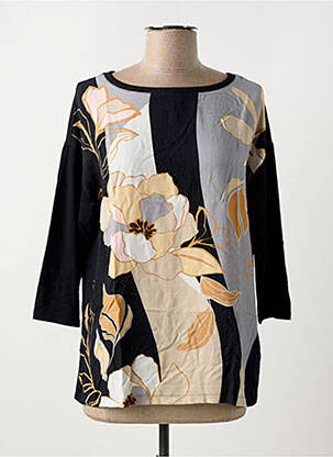 T-shirt manches 3/4 manches 3/4 noir BETTY BARCLAY femme
