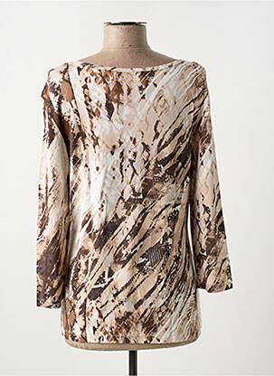 T-shirt manches 3/4 manches 3/4 marron BETTY BARCLAY femme