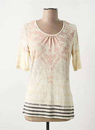 T-shirt manches 3/4 manches 3/4 beige BETTY BARCLAY femme