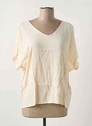 Blouse manches courtes manches courtes rose LA FEE MARABOUTEE femme