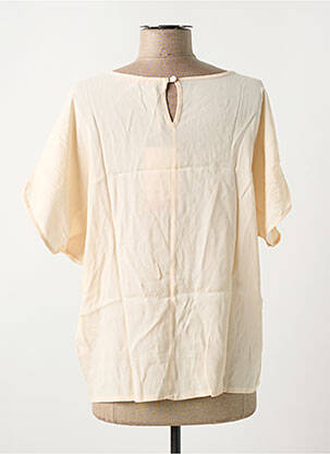Blouse légère et transparente manches courtes rose LA FEE MARABOUTEE femme