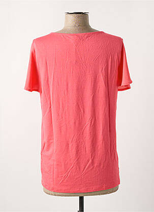 Blouse légère et transparente manches courtes rose BETTY BARCLAY femme