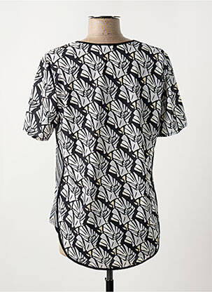 Blouse imprimé fleurs manches courtes noir ESCORPION femme