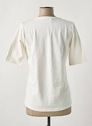 T-shirt sérigraphie avec strass manches courtes beige BETTY BARCLAY femme