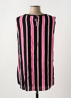 Blouse fermeture boutonnée au dos sans manche noir BETTY BARCLAY femme