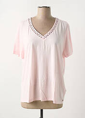 T-shirt rose SCOTCH & SODA pour femme seconde vue