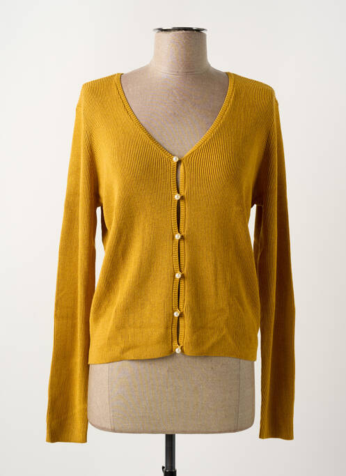 Gilet manches longues jaune SCOTCH & SODA femme