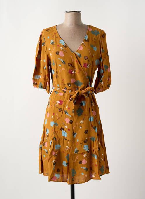 Robe courte jaune I.CODE (By IKKS) pour femme