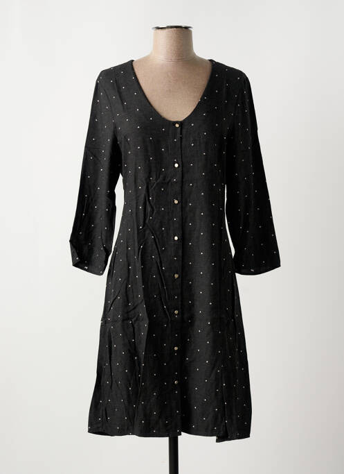 Robe mi-longue gris I.CODE (By IKKS) pour femme