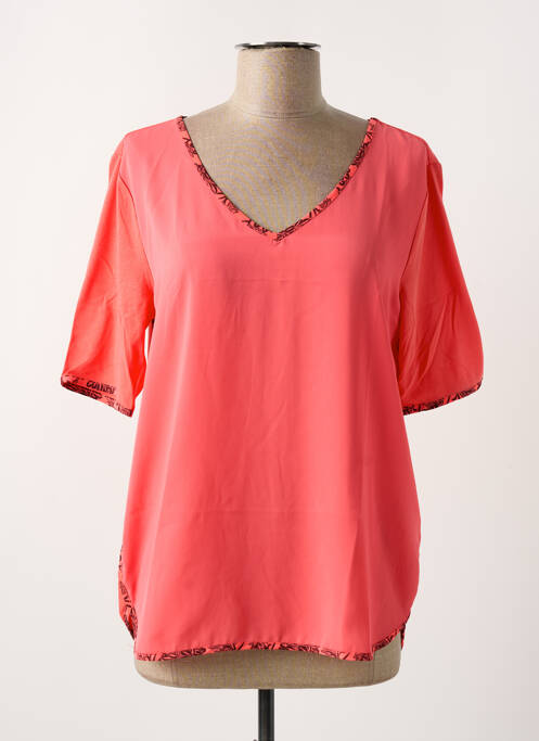 T-shirt orange SCOTCH & SODA pour femme