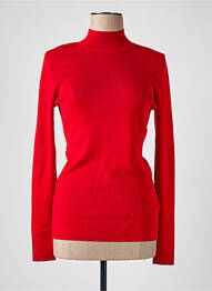 Pull stretch manches longues rouge ESPRIT femme