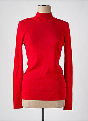 Pull stretch manches longues rouge ESPRIT femme