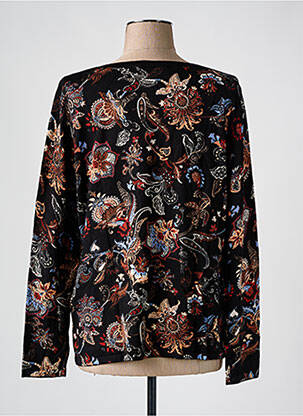Pull col bateau manches longues noir BETTY BARCLAY femme