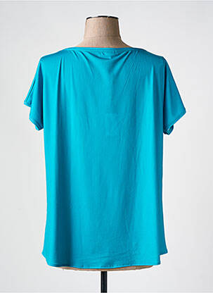 T-shirt stretch manches courtes bleu ESCORPION femme