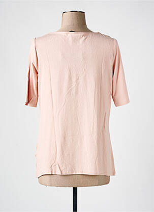 T-shirt stretch manches courtes rose BETTY BARCLAY femme