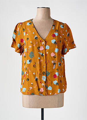 Chemisier jaune I.CODE (By IKKS) pour femme