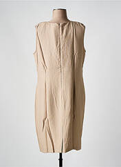 Robe mi-longue marron CHRISTINE LAURE pour femme seconde vue