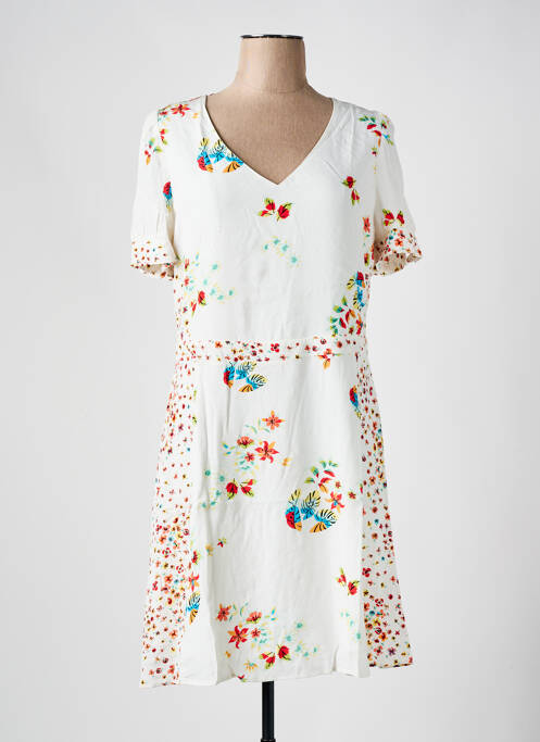 Robe courte blanc I.CODE (By IKKS) pour femme