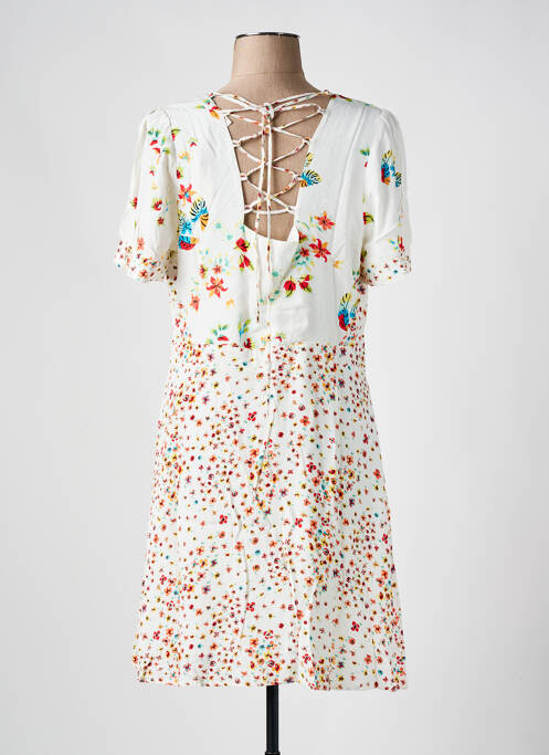 Robe courte blanc I.CODE (By IKKS) pour femme