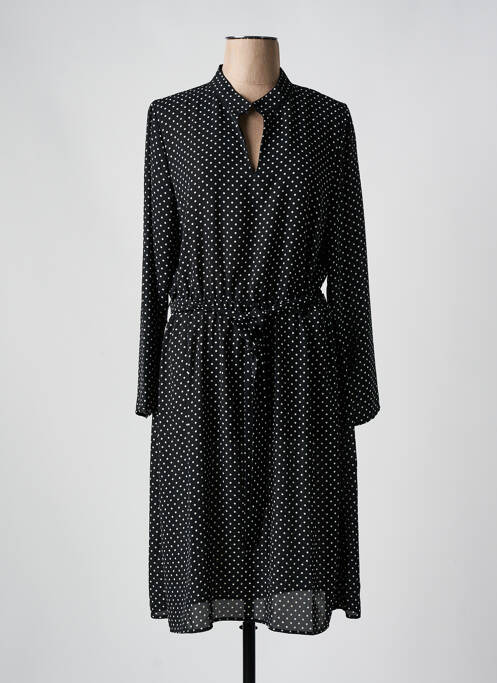 Robe mi-longue noir LA FEE MARABOUTEE pour femme