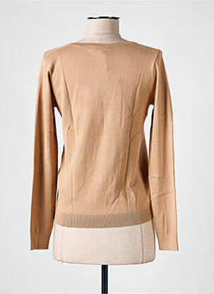Pull coupe cintrée manches longues marron LIU JO femme